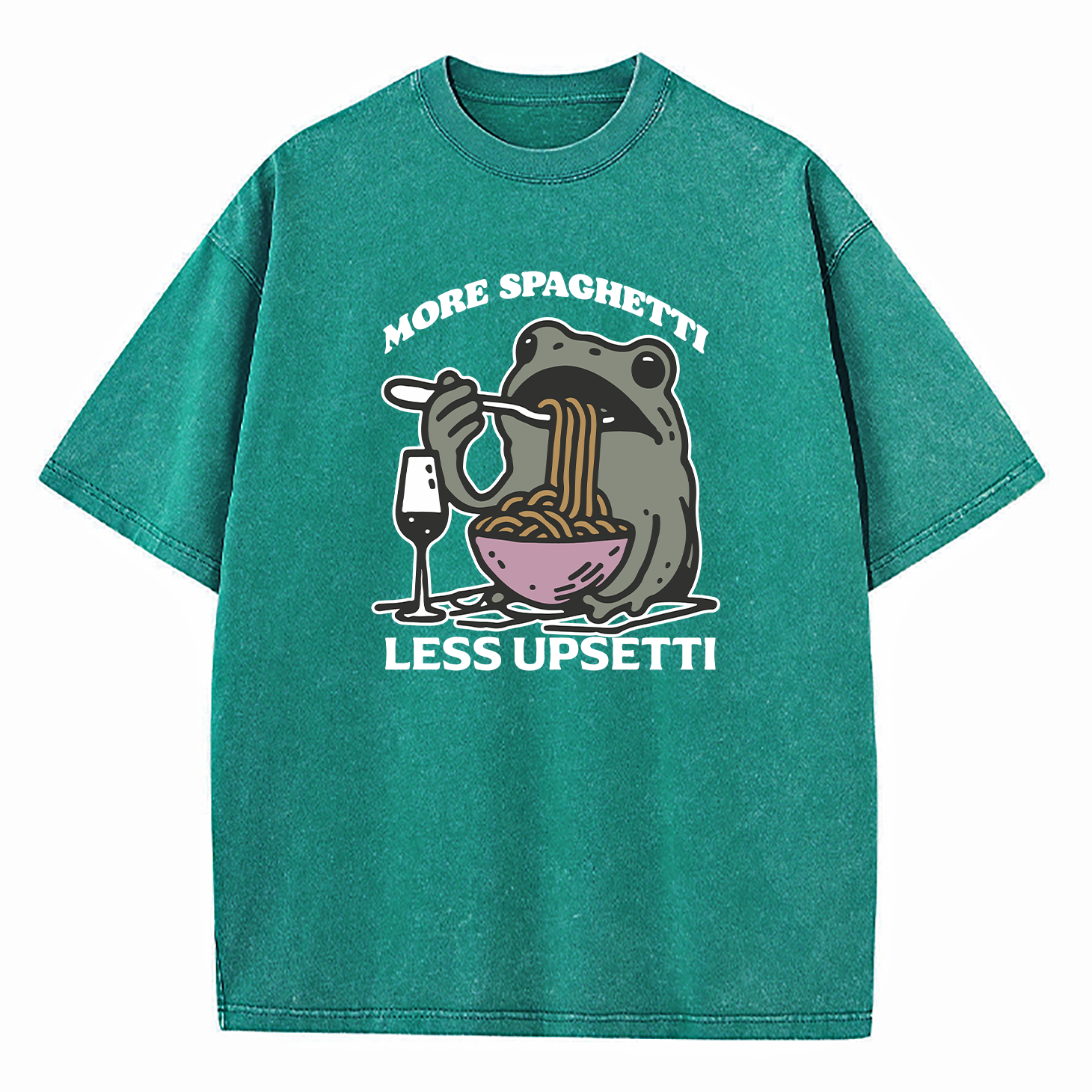 More Spaghetti Less Upsetti Washed T-Shirt