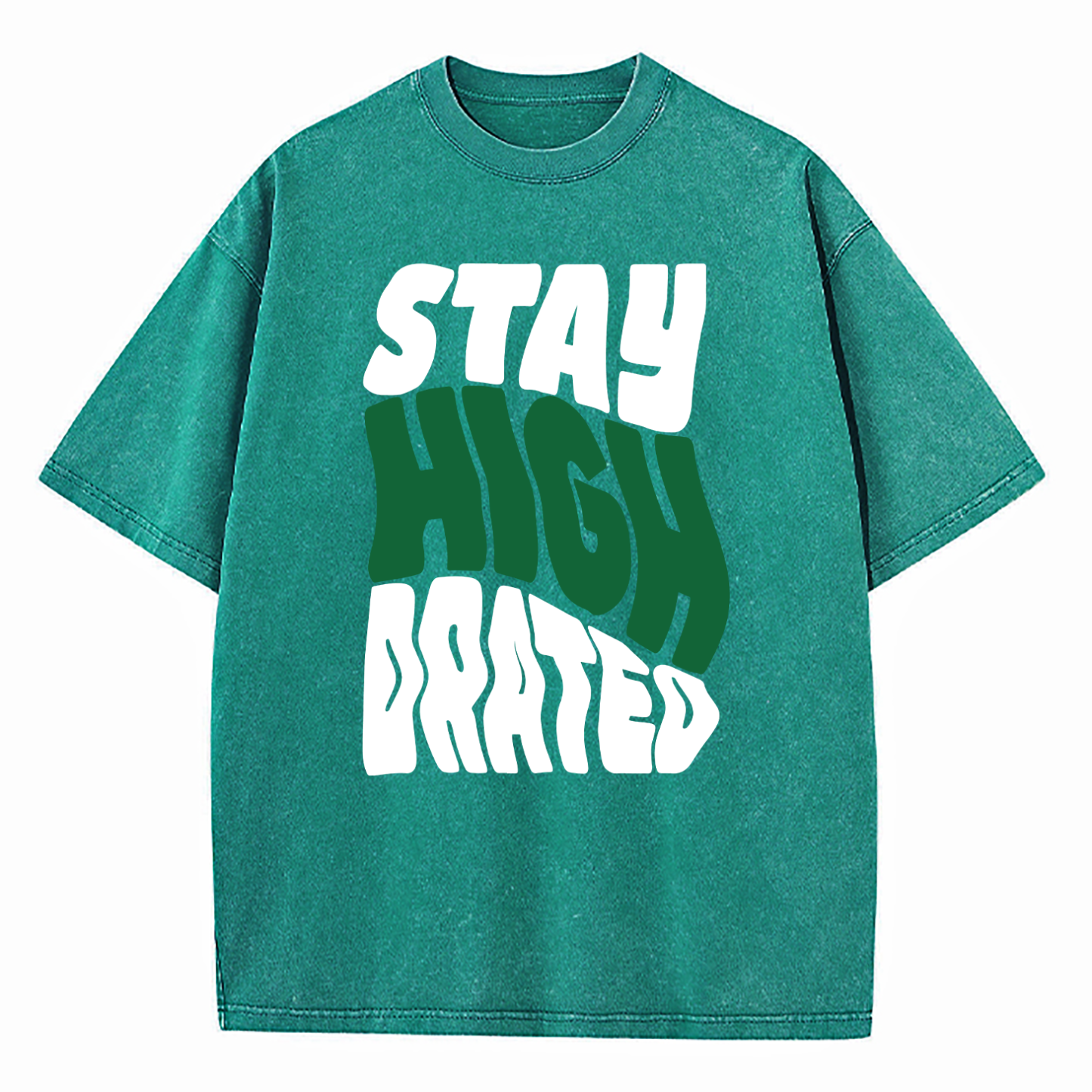 Stay High Drated Washed T-Shirt