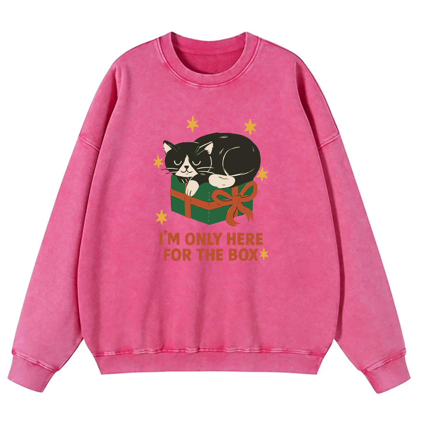 I'm Only Here For The Box Washed Sweatshirt