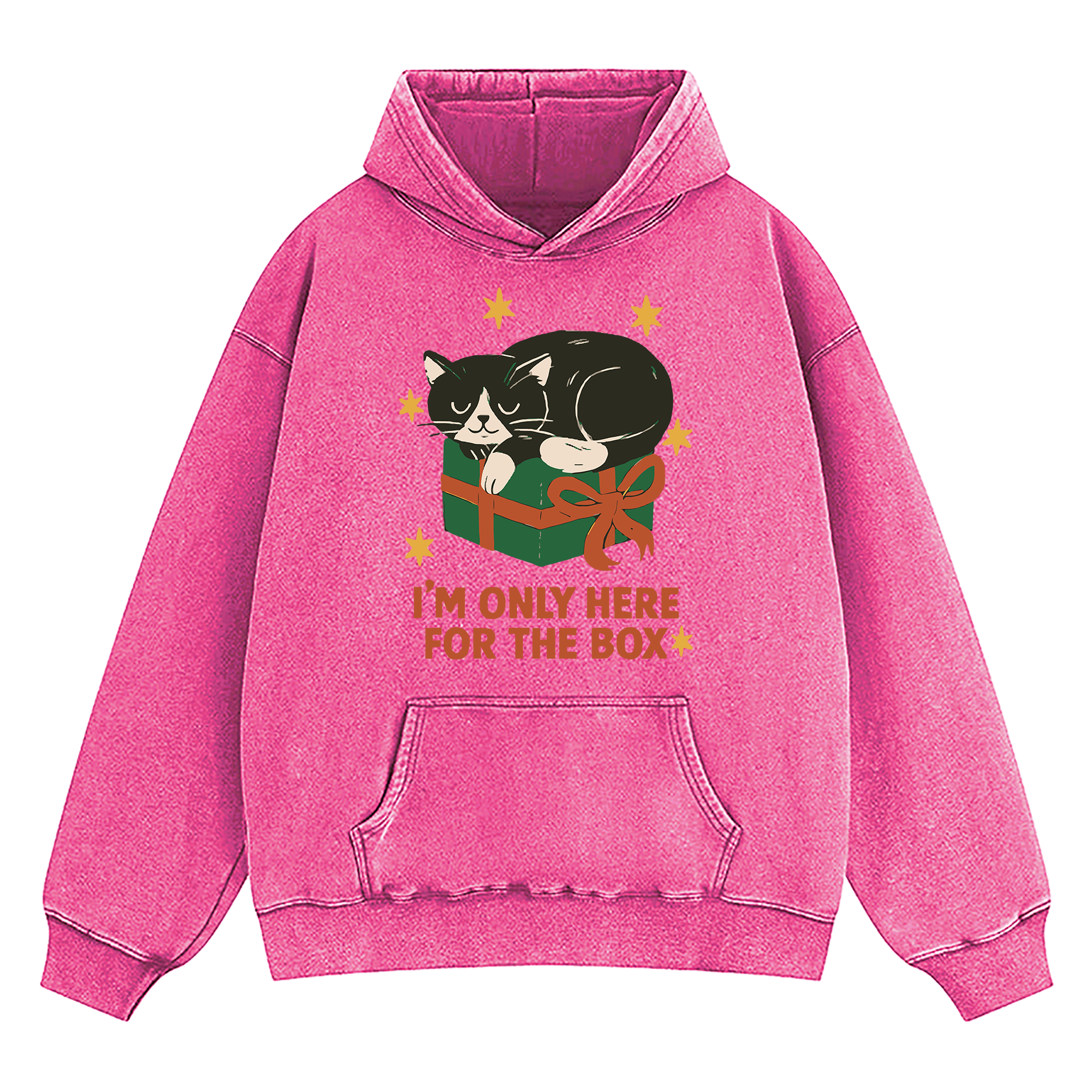 I'm Only Here For The Box Washed Hoodie