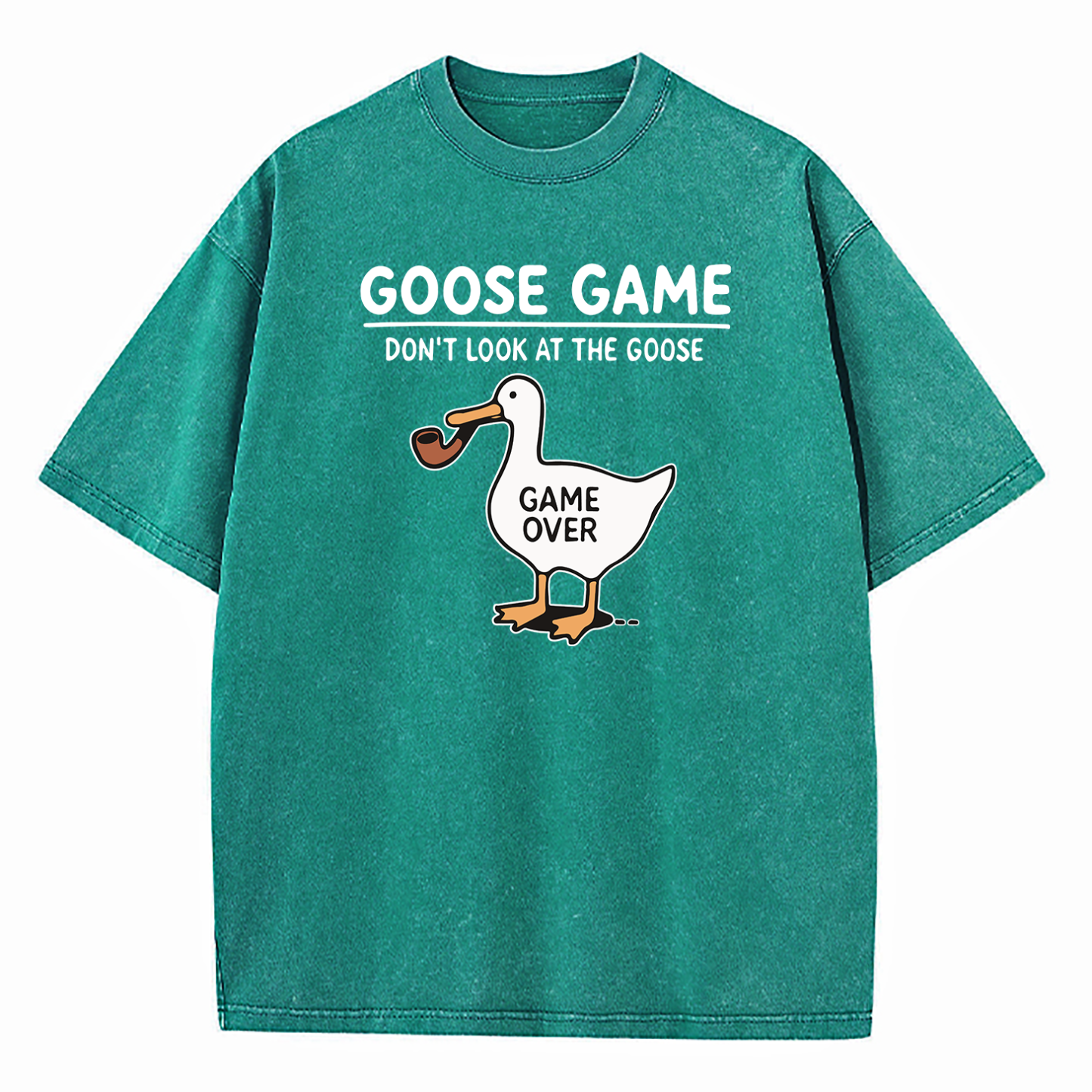 Goose Game Don’t Look at the Goose Washed T-Shirt