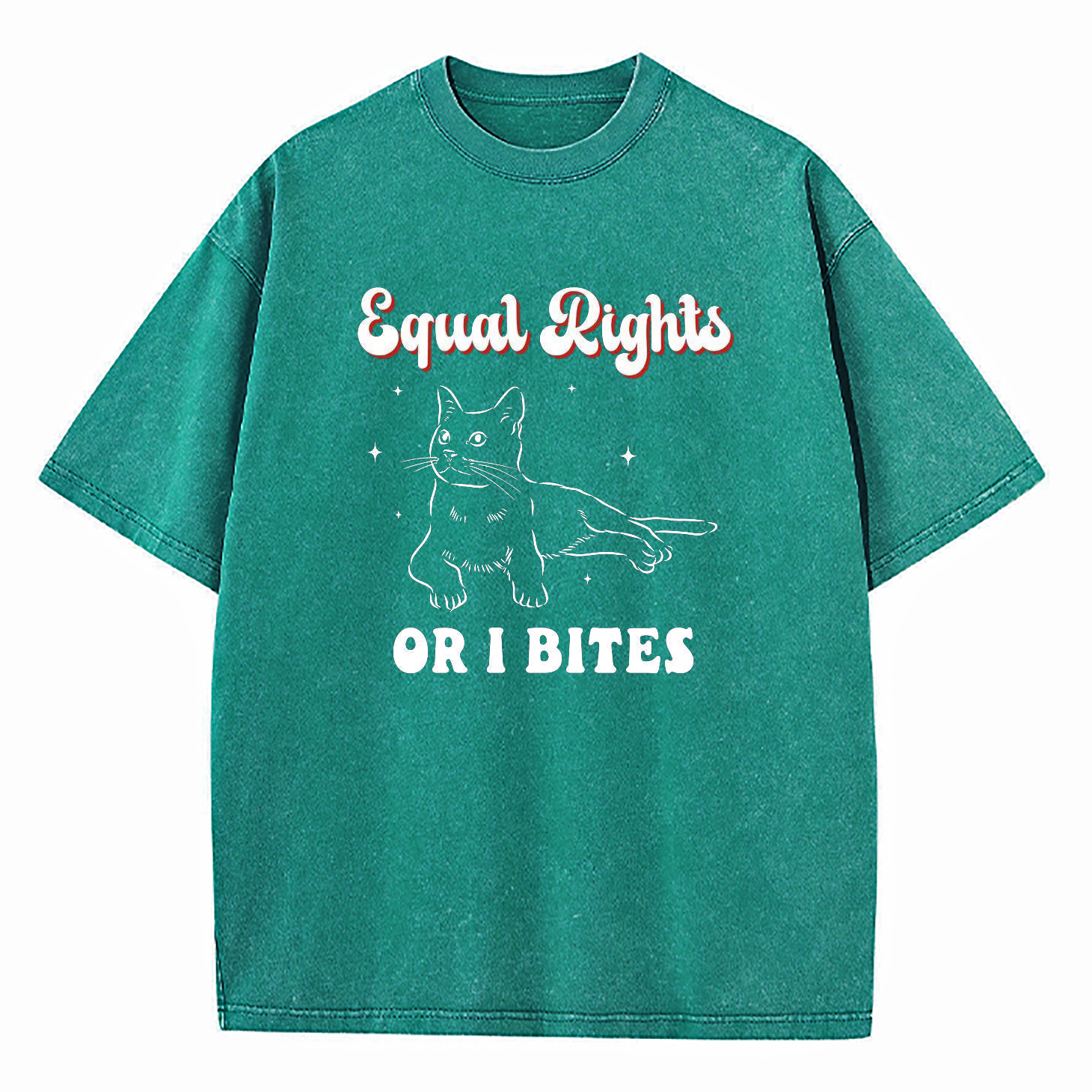 Equal Rights Or I Bites Washed T-Shirt