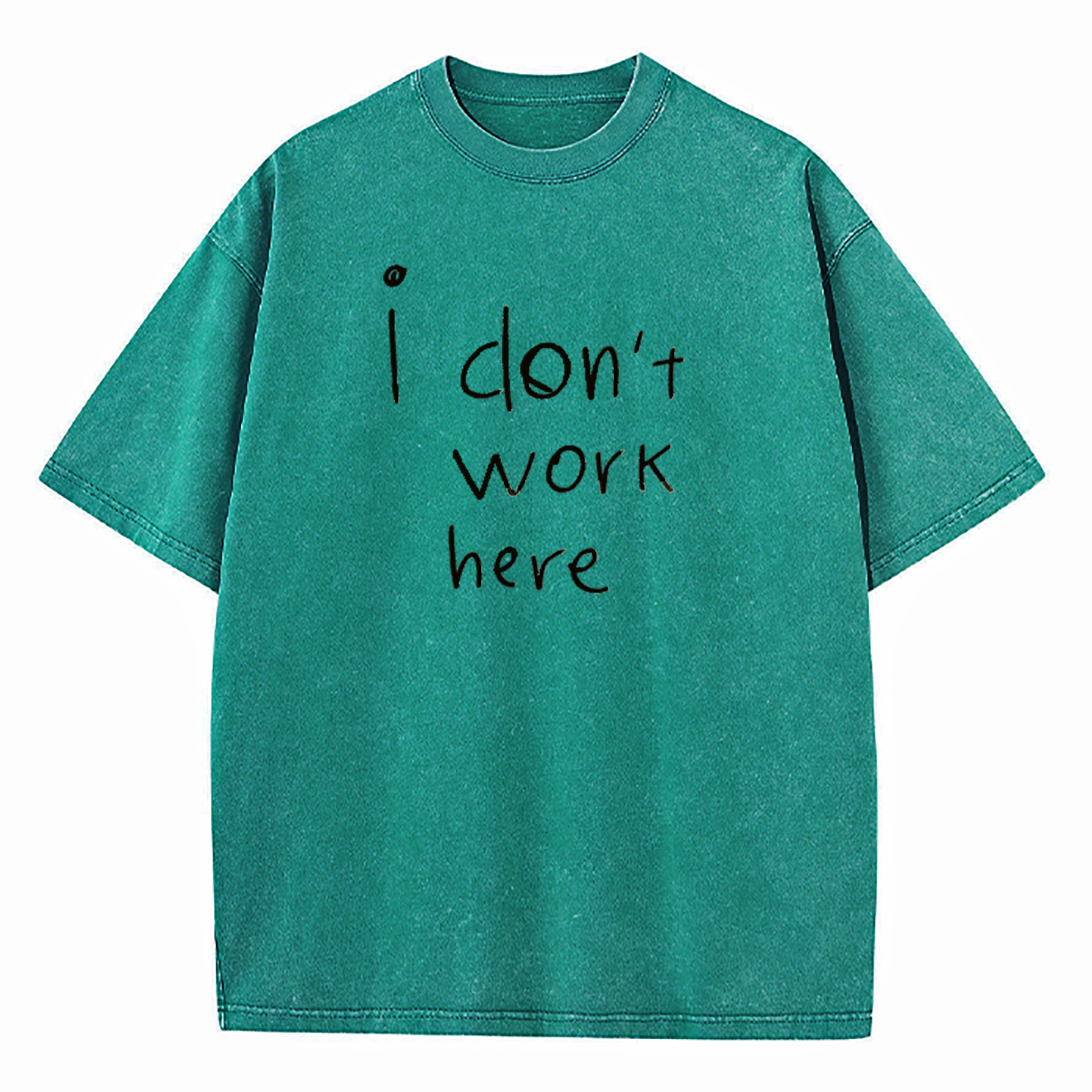 I Don't Work Here Washed T-Shirt