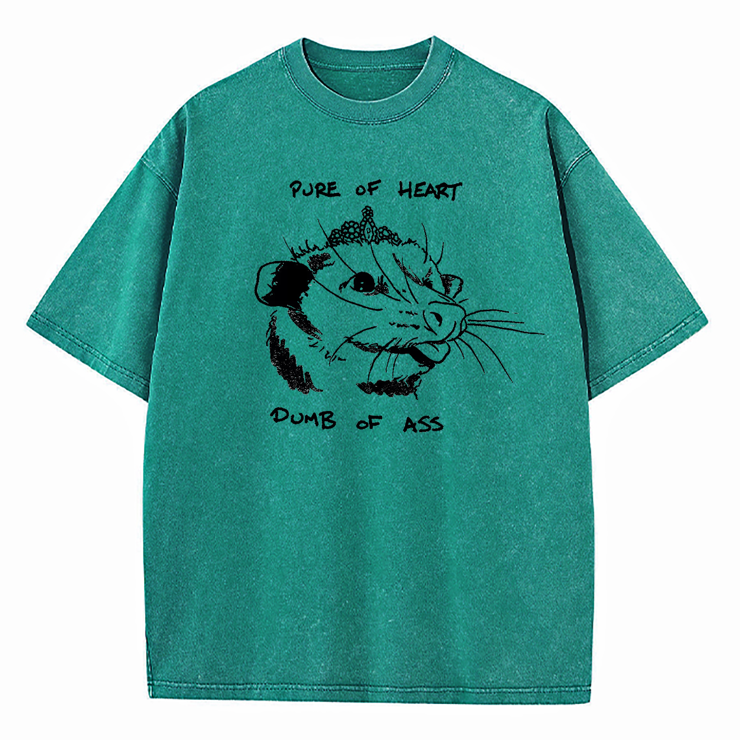 Pure Of Heart Dumb Of Ass Washed T-Shirt