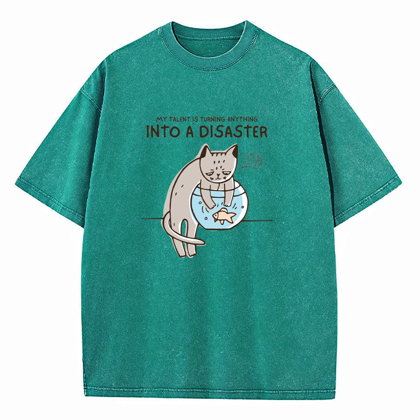 Turning Anything Into Disaster Washed T-Shirt