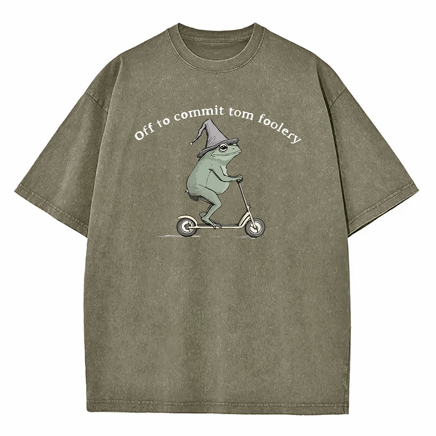 Off to Commit Tom Foolery Washed T-Shirt