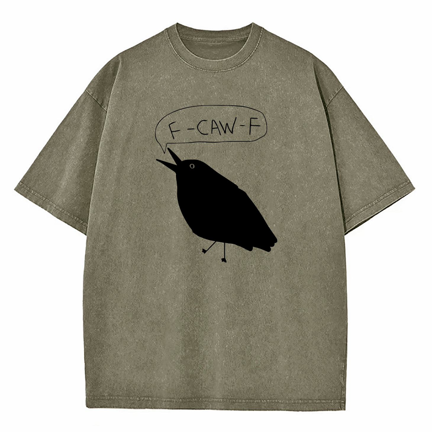 F-Caw-F Crow Washed T-Shirt