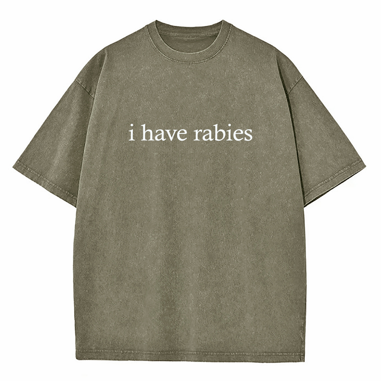 I Have Rabies Washed T-Shirt
