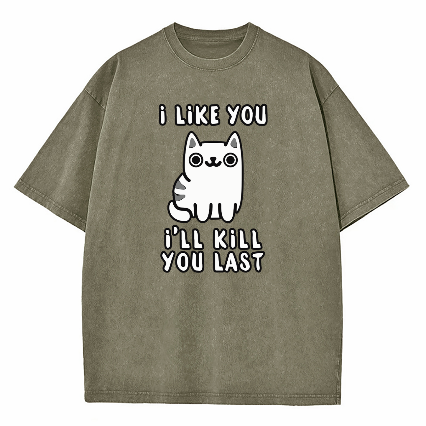 I Like You Ill Kill You Last Washed T-Shirt