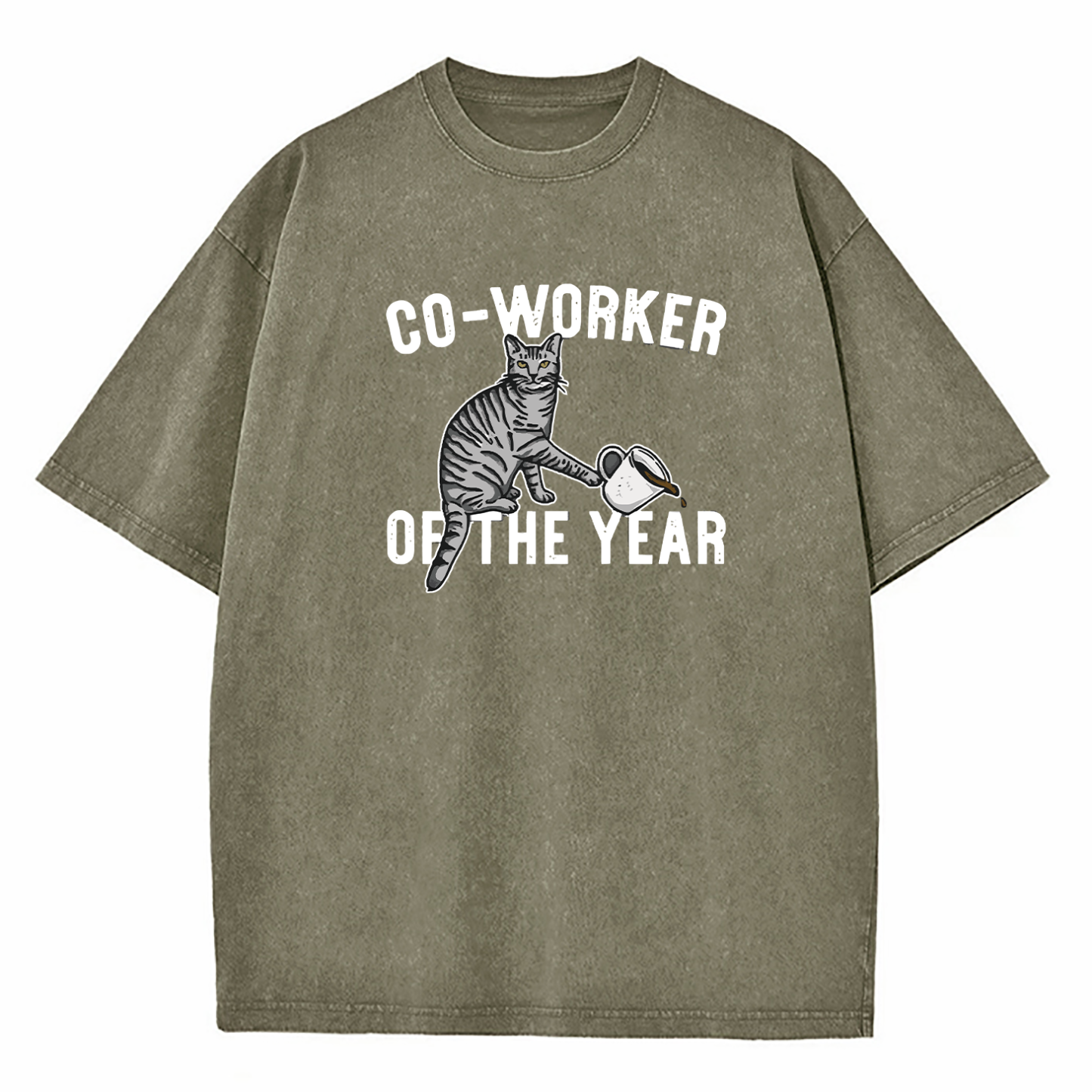 Co-Worker Of The Year Washed T-Shirt