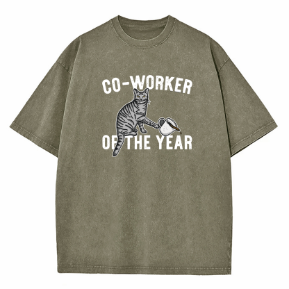 Co-Worker Of The Year Washed T-Shirt