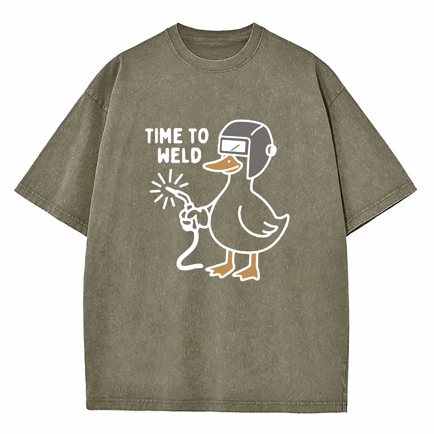 Time To Weld Washed T-Shirt