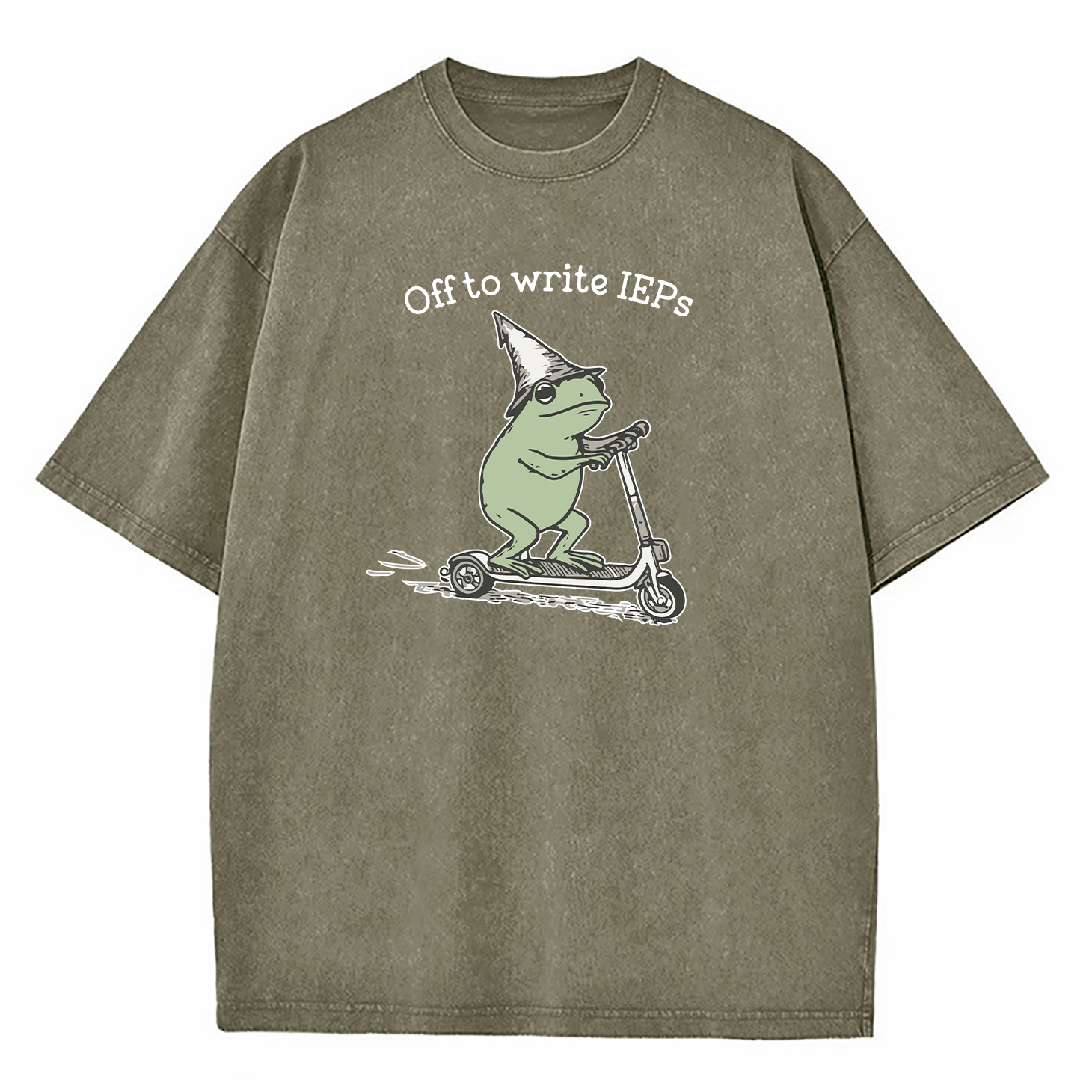 Off To Write IEPs Washed T-Shirt