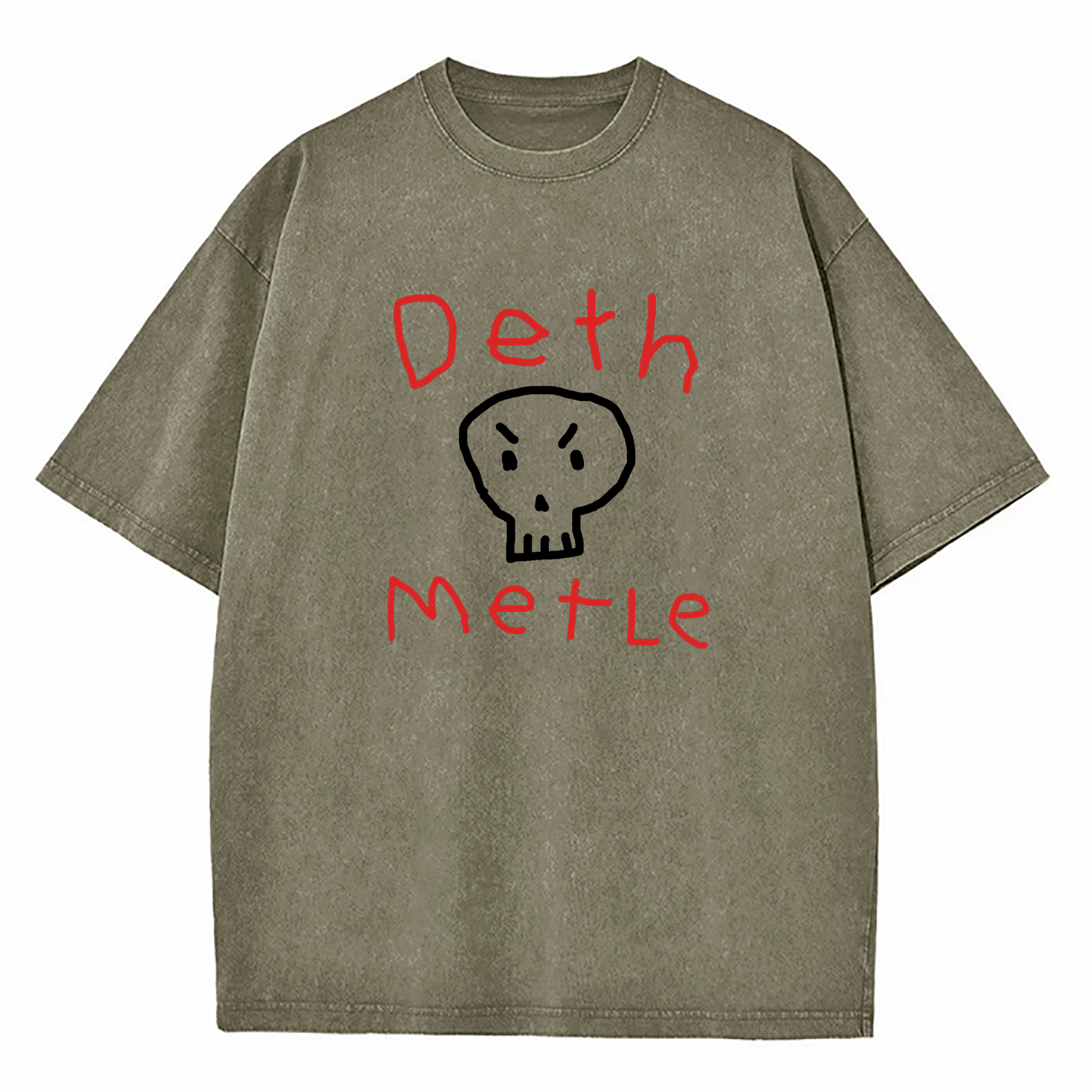 Death Metal Washed T-Shirt