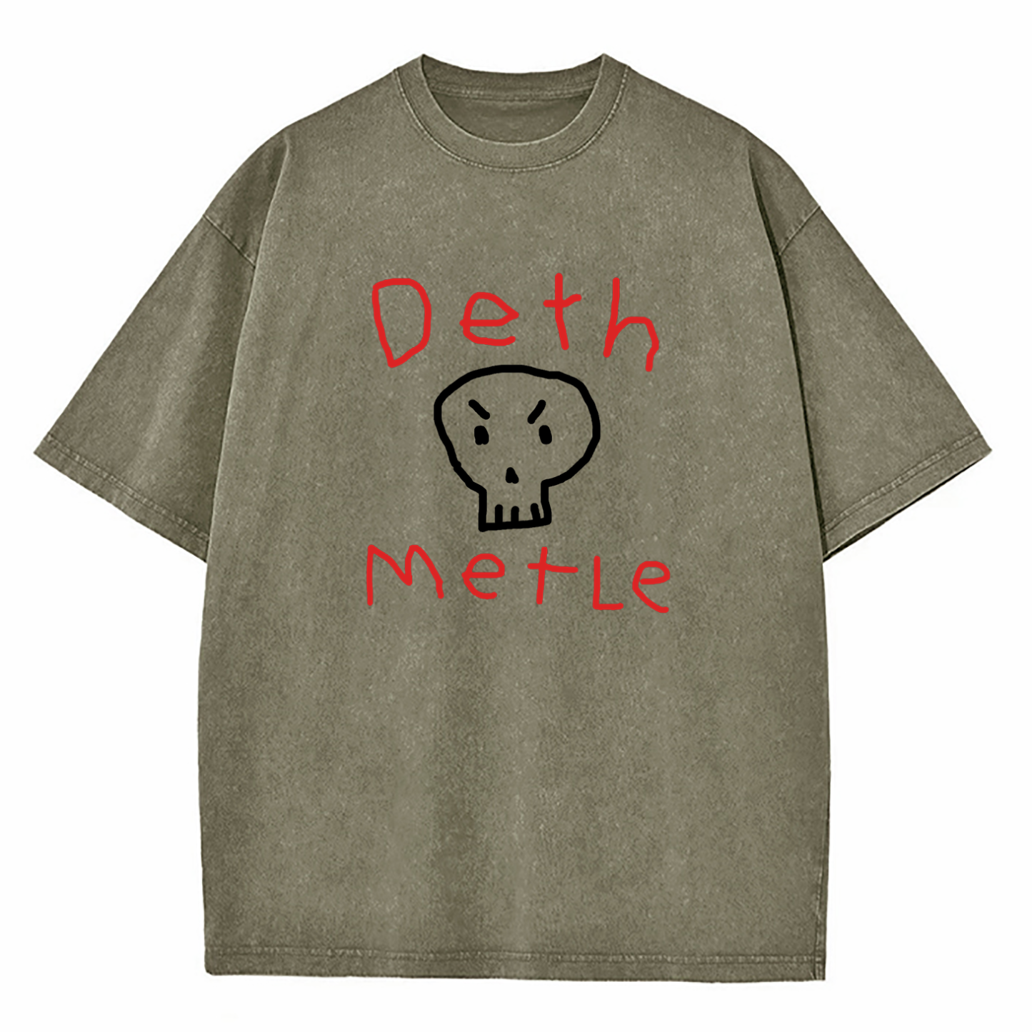 Death Metal Washed T-Shirt