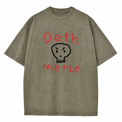 Death Metal Washed T-Shirt
