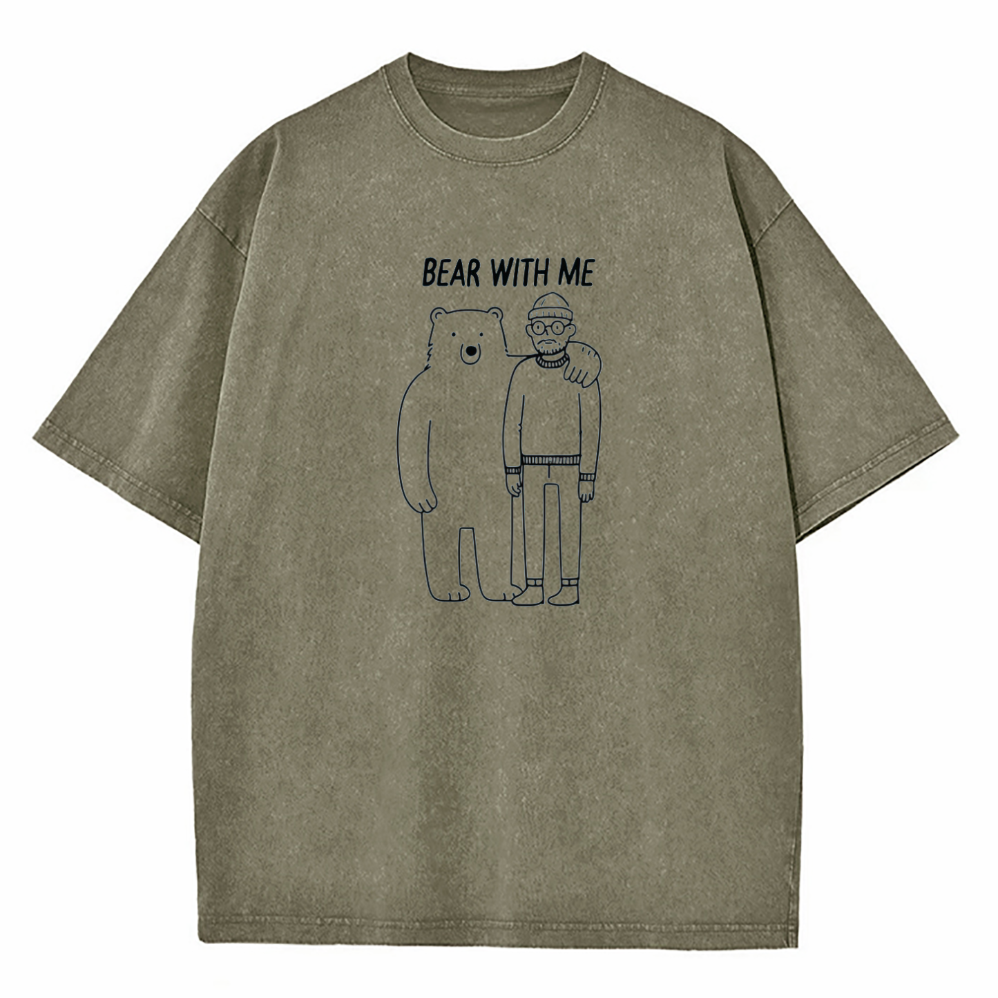 Bear With Me Washed T-Shirt
