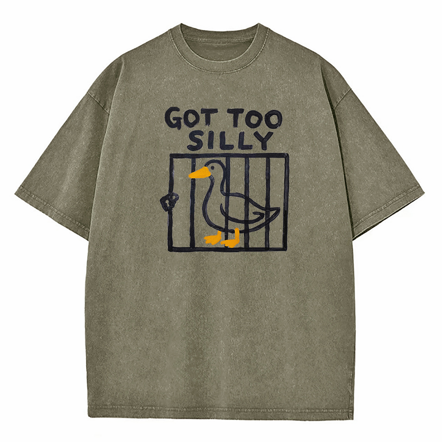 Got Too Silly Washed T-Shirt
