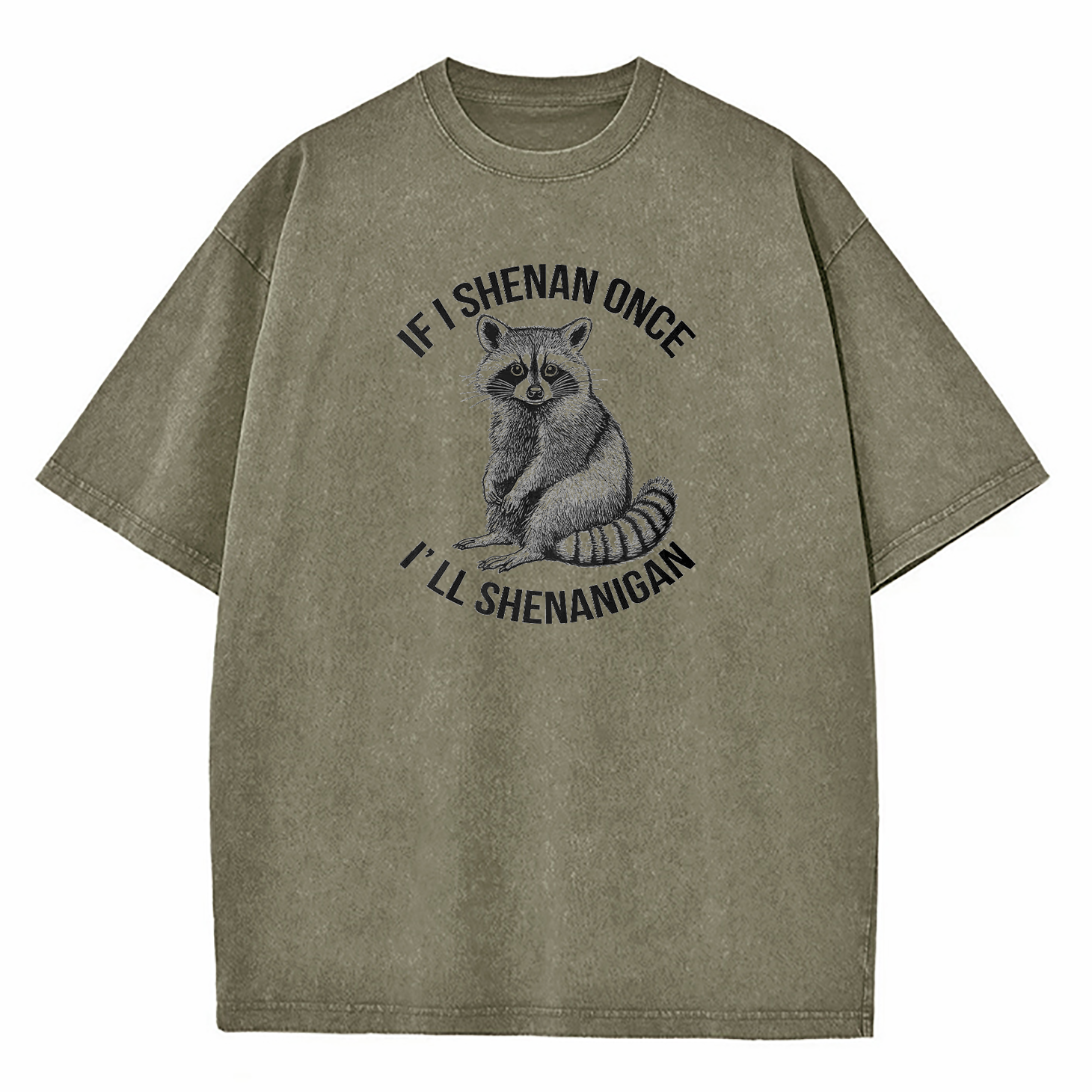 If I Shenan Once I'll Shenanigan Washed T-Shirt