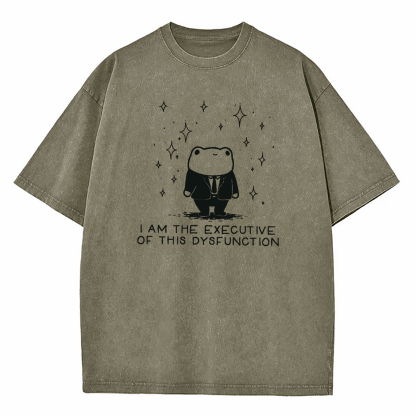 I Am The Executive Of This Dysfunction Washed T-Shirt