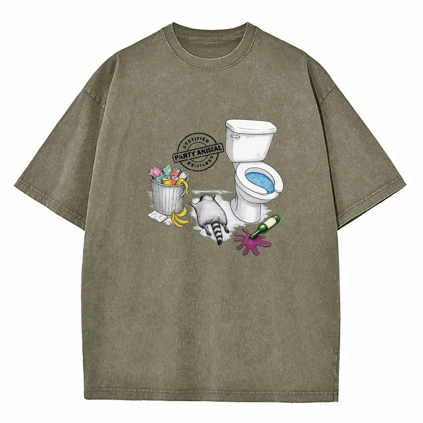 Certified Party Animal Washed T-Shirt