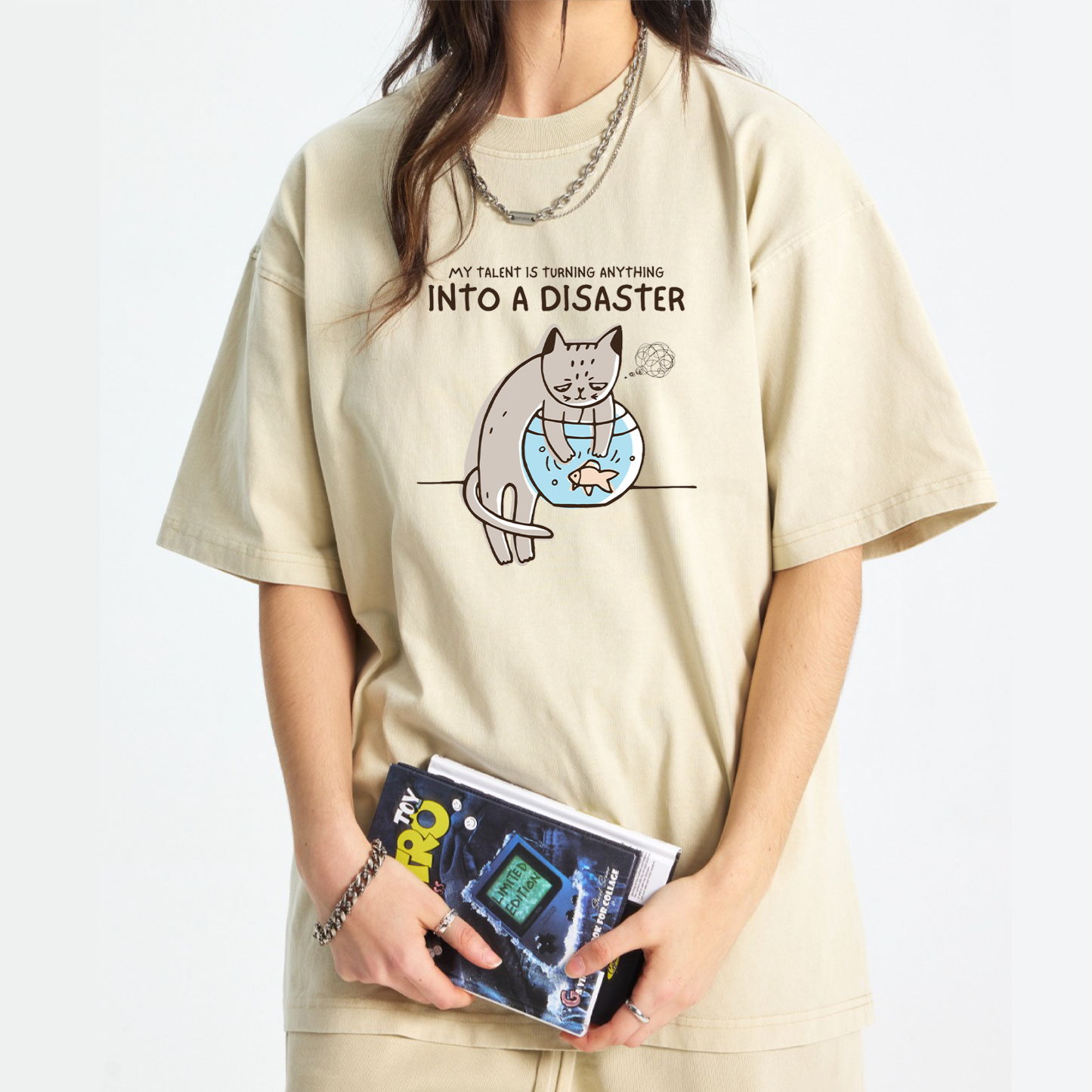 Turning Anything Into Disaster Washed T-Shirt