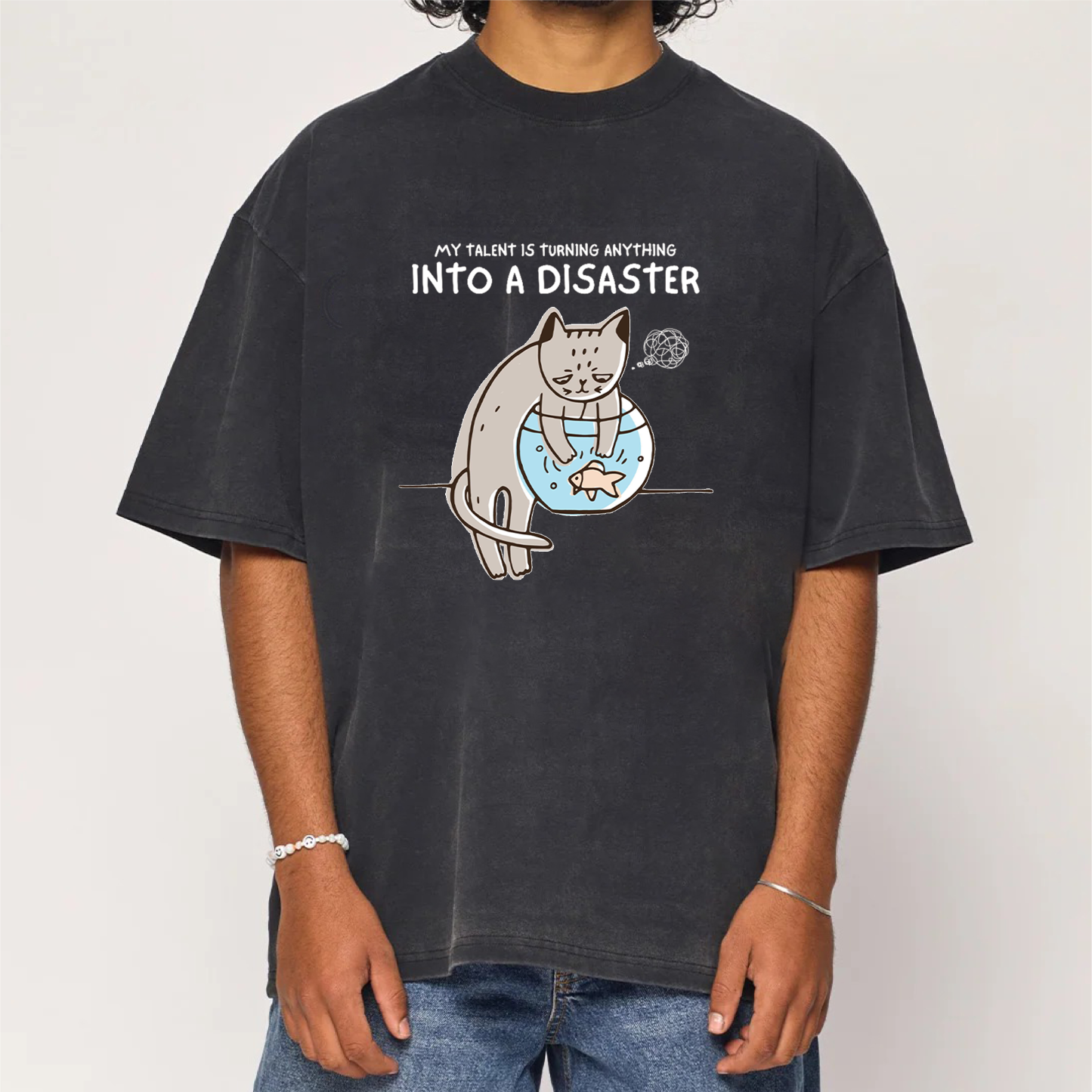 Turning Anything Into Disaster Washed T-Shirt