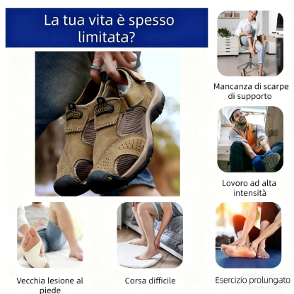 ⏰Ultimo giorno, 30% di sconto - Non perdete l'occasione!✅ Sandali comodi, supporto per l'arco plantare, alleviano il dolore ai piedi - Design ergonomico