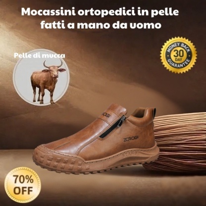 🔴Adatto per le passeggiate e gli spostamenti quotidiani👨‍🍼 per uomini over 45 che non vogliono rinunciare allo stile: scarpe da uomo in pelle antiscivolo, impermeabili e comode