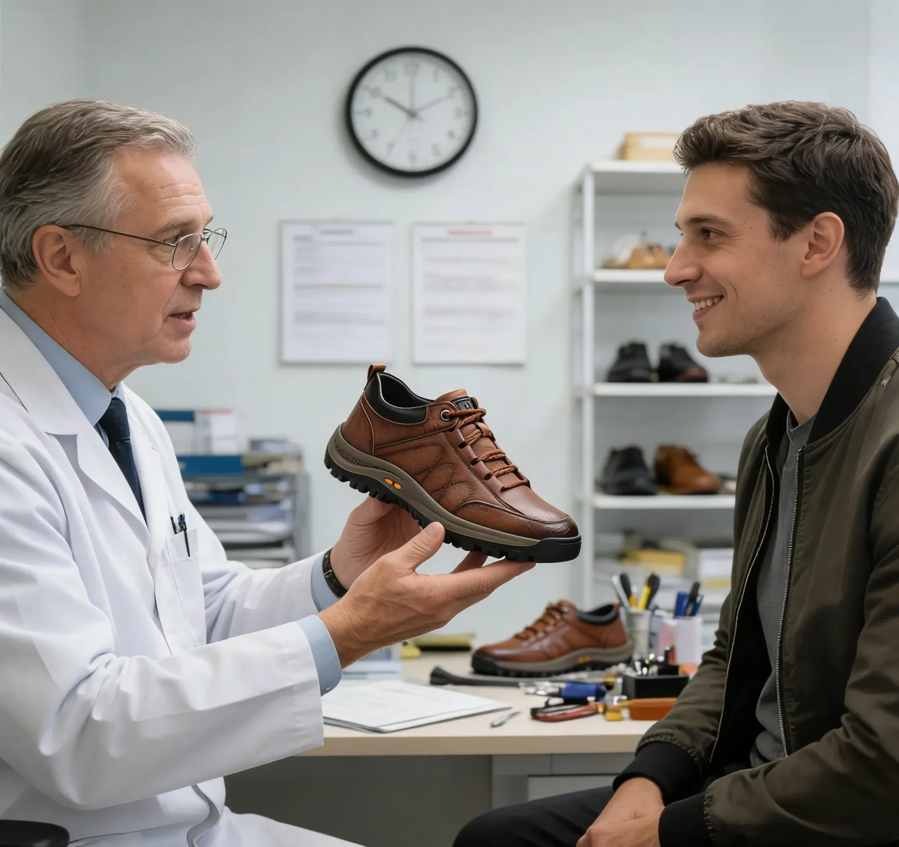 🔥 Scarpe da uomo in pelle di vitello, realizzate a mano in Australia 👞 Sollievo intelligente dal dolore, facili da indossare e da togliere ✅ Completamente correttive: impermeabili e antiscivolo
