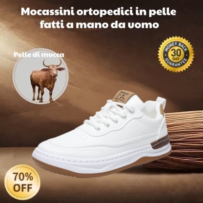 ⏰Sconto del 30% a tempo limitato🔥 Scarpe in pelle cucite a mano in Australia 👞 Facili da indossare e togliere ✅ Supporto dell'arco plantare per alleviare il dolore - Impermeabili e antiscivolo