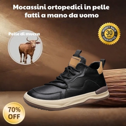 🐂 Scarpe da uomo in pelle di vitello, cucite a mano in Australia ✅ Scarpe ortopediche recentemente migliorate: facili da indossare e da togliere 👞 Impermeabili e antiscivolo