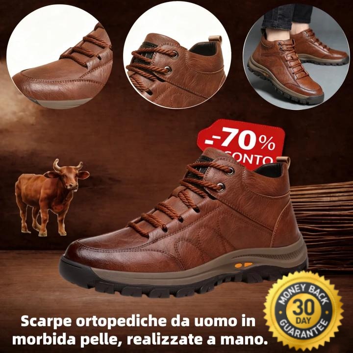 🎁Offerta a tempo limitato 🔴 Scarpe in pelle di alta qualità 🦶 Design ergonomico: facili da indossare e da togliere, correggono i problemi del piede ✅ Disponibili in diverse taglie