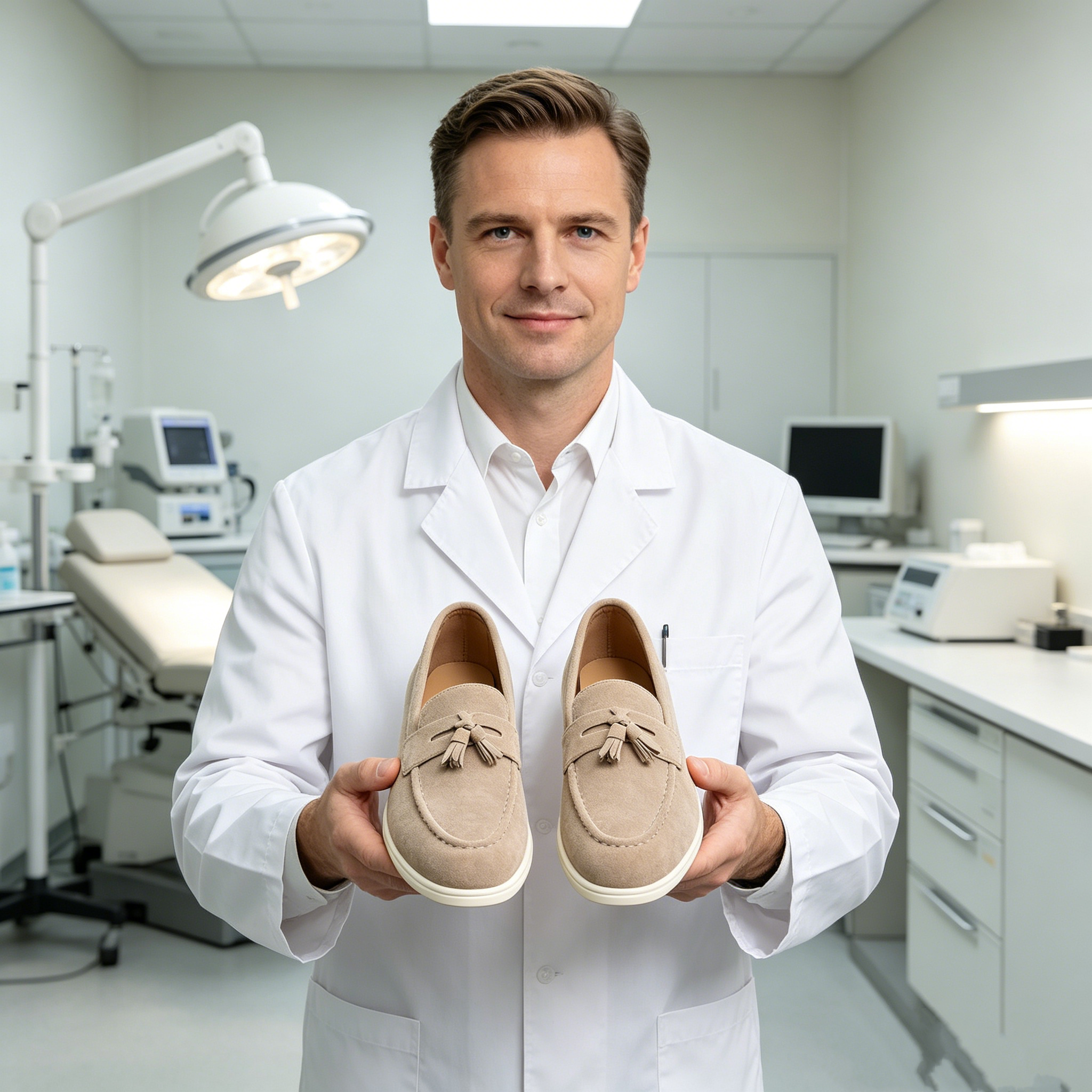 🔥Scarpe ortopediche dal design ergonomico⏰ Scarpe in tela leggere e traspiranti 👞 Gamma completa di taglie: cammina con sicurezza
