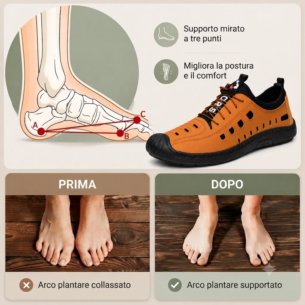 🐂 Scarpe da uomo in pelle di vitello, cucite a mano in Australia 👞 Sollievo dal dolore intelligente tramite intelligenza artificiale, facili da indossare e da togliere ✅ Correttive a tutto tondo- impermeabili e antiscivolo