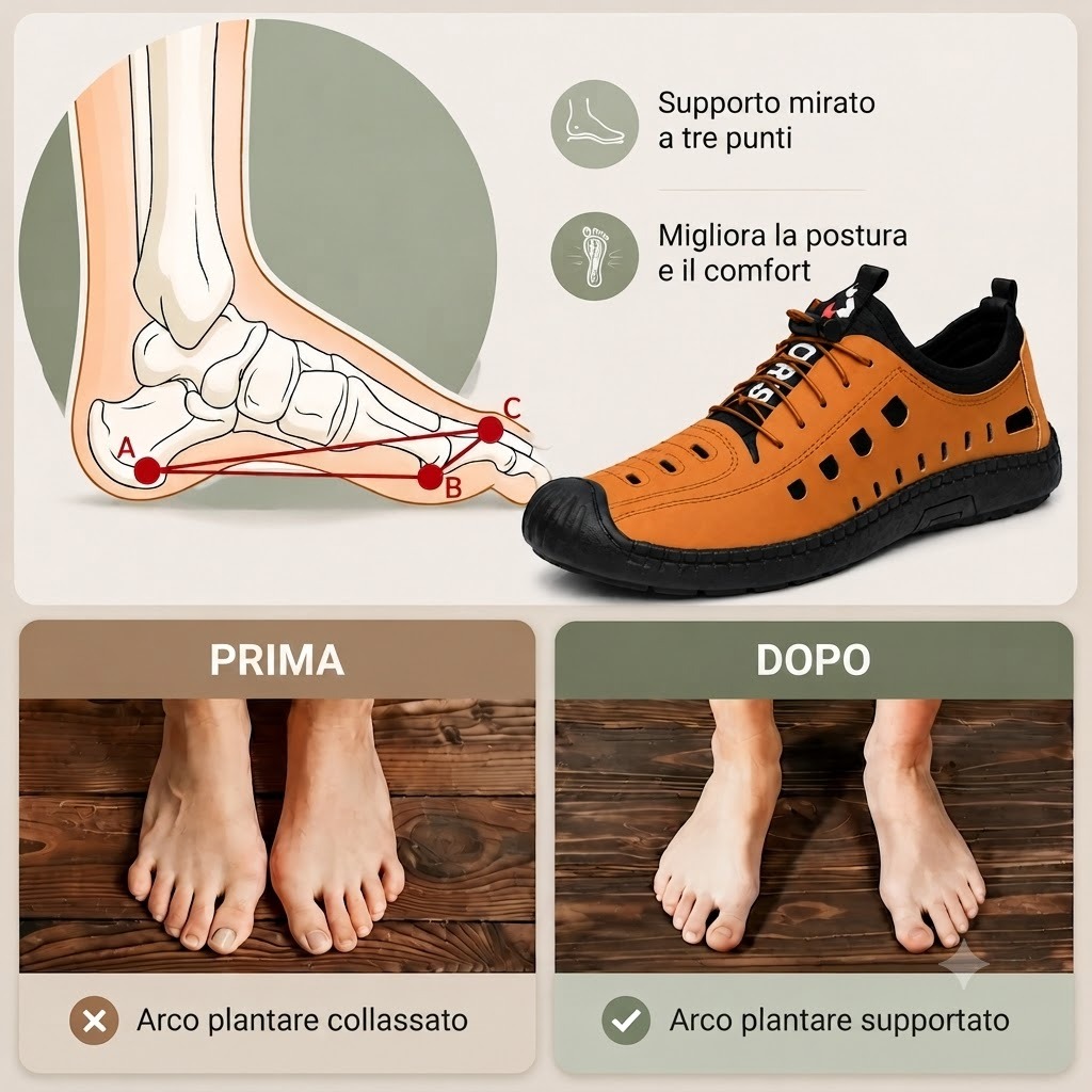 🐂 Scarpe da uomo in pelle di vitello, cucite a mano in Australia 👞 Sollievo dal dolore intelligente tramite intelligenza artificiale, facili da indossare e da togliere ✅ Correttive a tutto tondo- impermeabili e antiscivolo
