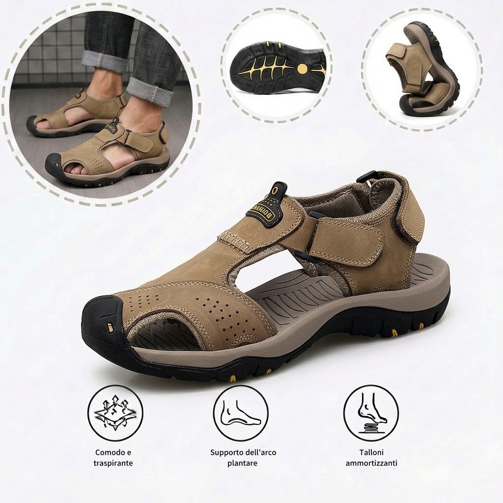 ⏰Sconto del 30% oggi - Non perdete l'occasione! 🔥 - Scarpe estive ortopediche in morbida pelle scamosciata, comode e altamente sostenitive, di un marchio australiano di lusso - Alleviano il dolore ai piedi