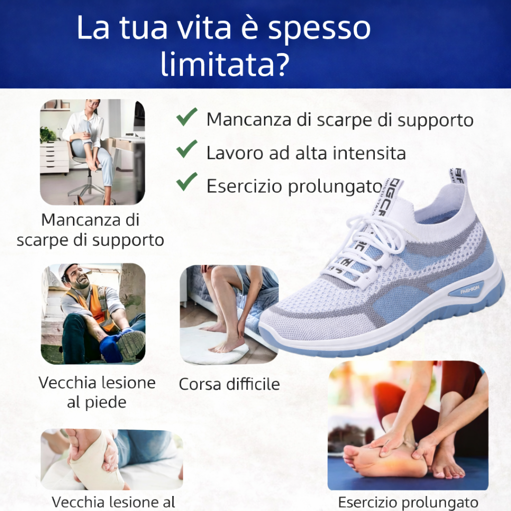 【🎁Compra uno e ricevi uno gratis】Scarpe casual da donna dal design ergonomico👞 - Il supporto plantare offre comfort, alleviando facilmente il dolore ai piedi🦶