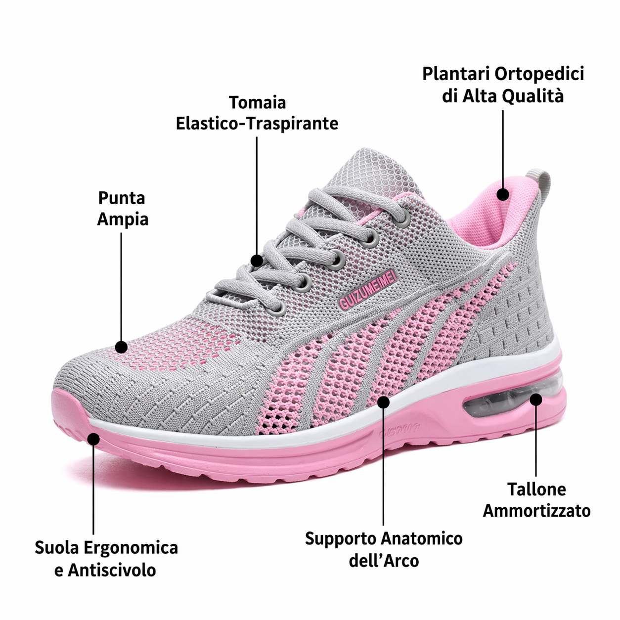 🎉Sconto del 30% oggi - non perdete l'occasione! ⏰ Scarpe estive ortopediche ergonomiche con supporto plantare 👞 Alleviano facilmente il dolore ai piedi