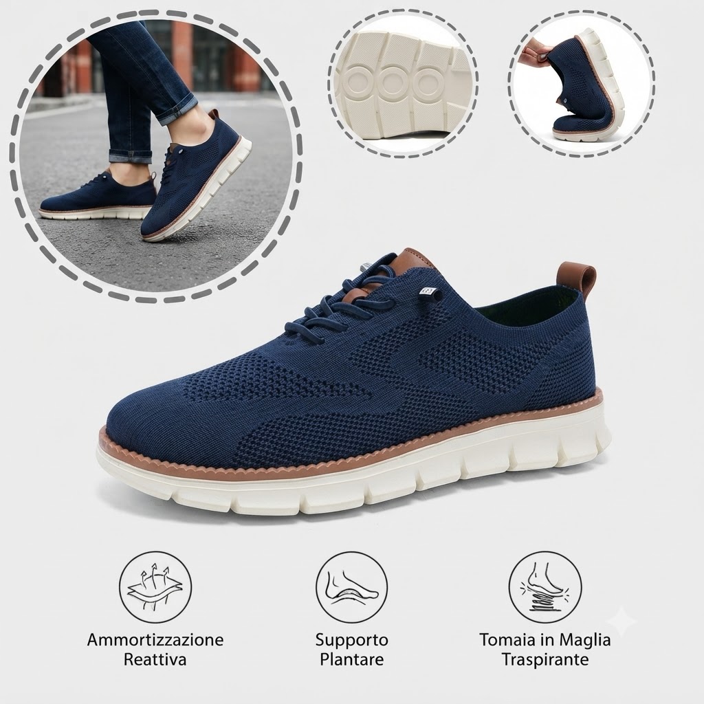 🎉Sconto del 30% oggi - non perdete l'occasione! ⏰ Scarpe estive ortopediche ergonomiche con supporto plantare 👞 Alleviano facilmente il dolore ai piedi