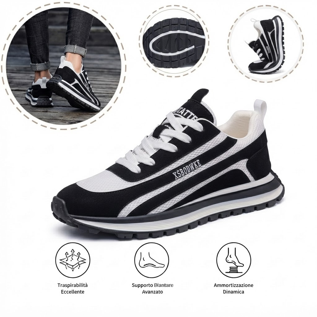 ⏰Ultimo giorno, 30% di sconto! Non perdete l'occasione! 🔥Scarpe ortopediche ergonomiche con assorbimento degli urti, ✅️Scarpe ortopediche salutari progettate specificamente per gli uomini europei.