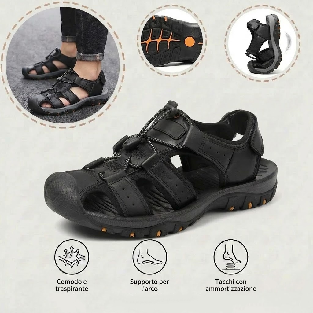 ⏰Ultimo giorno, 30% di sconto - Non perdete l'occasione!✅ Sandali comodi, supporto per l'arco plantare, alleviano il dolore ai piedi - Design ergonomico
