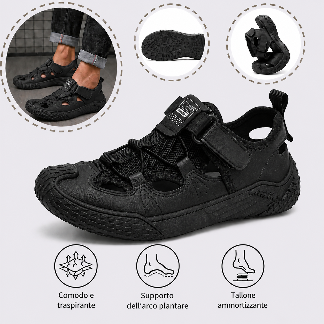 ⏰Sconto del 30% oggi - Non perdete l'occasione! 🔥 - Scarpe estive ortopediche in morbida pelle scamosciata, comode e altamente sostenitive, di un marchio australiano di lusso - Alleviano il dolore ai piedi