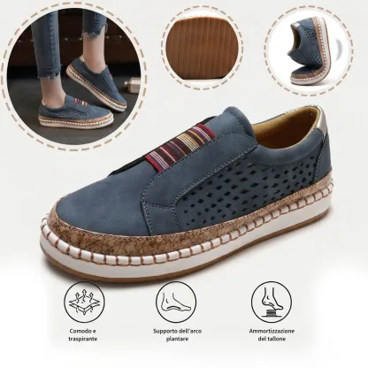 🎉Sconto del 30% oggi - non perdete l'occasione! ⏰ Scarpe estive ortopediche ergonomiche con supporto plantare 👞 Alleviano facilmente il dolore ai piedi