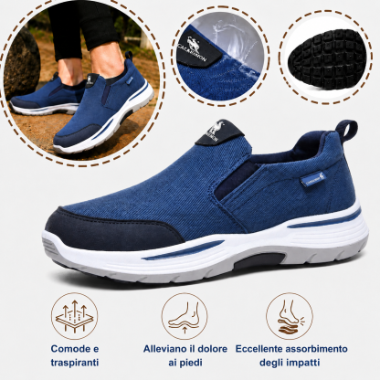 🔥 Scarpe ortopediche da uomo australiane, fatte a mano 👞 Sollievo intelligente dal dolore, facili da indossare e da togliere ✅ Impermeabili e antiscivolo - Ampia gamma di taglie