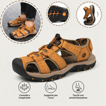 ⏰Ultimo giorno, 30% di sconto - Non perdete l'occasione!✅ Sandali comodi, supporto per l'arco plantare, alleviano il dolore ai piedi - Design ergonomico