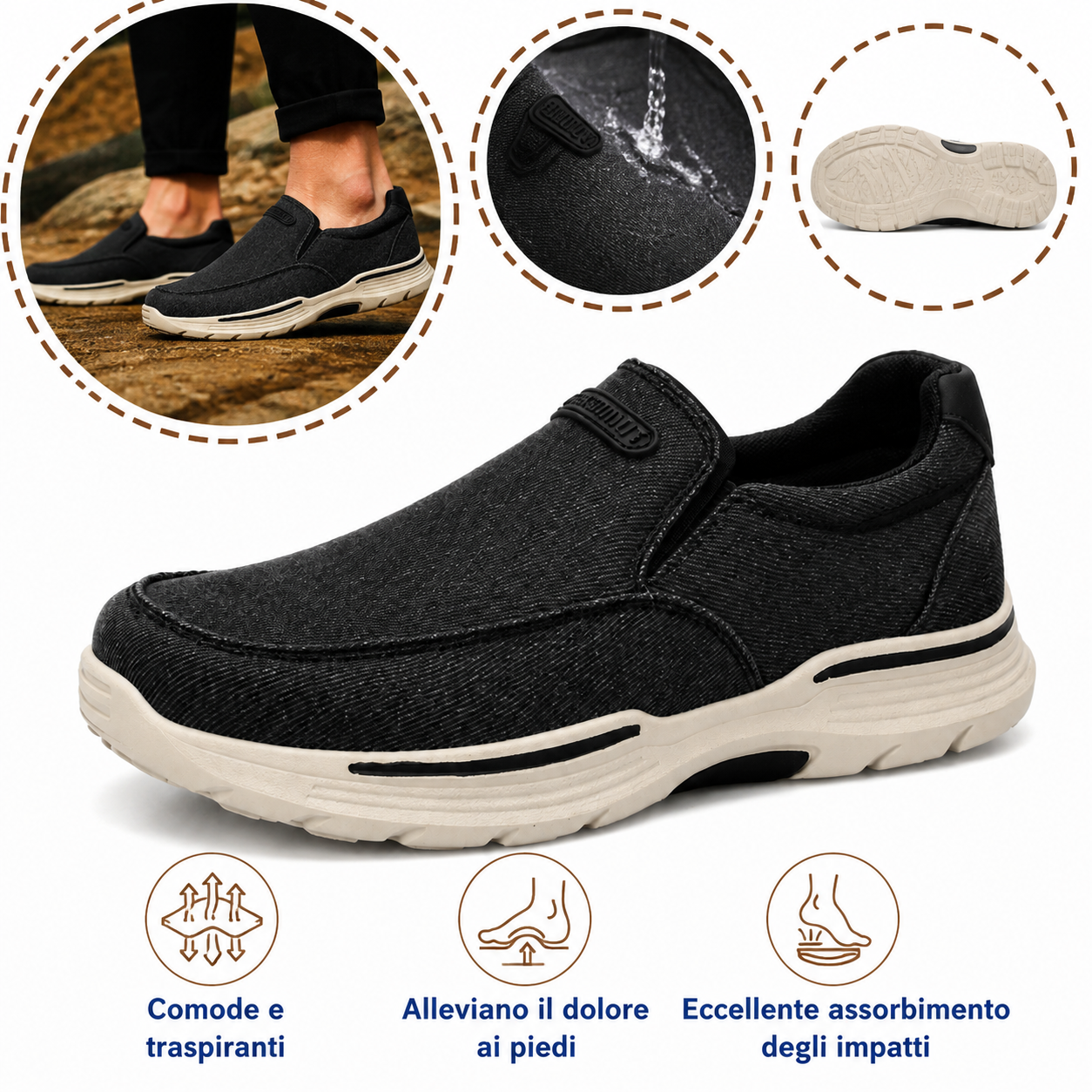 🎉Sconto del 30% oggi! ⏰ Da un marchio australiano di lusso ✅ Scarpe ortopediche realizzate con tessuto intrecciato ultra traspirante, morbide, comode e con un supporto eccellente 🦶 Alleviano il dolore ai piedi