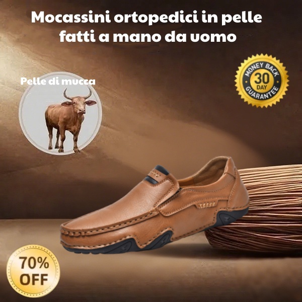 🐂 Scarpe da uomo in pelle di vitello prodotte in Australia 👞 Cucite a mano, facili da indossare e da togliere ✅ Supporto dell'arco plantare, sollievo dal dolore - camminare confortevole