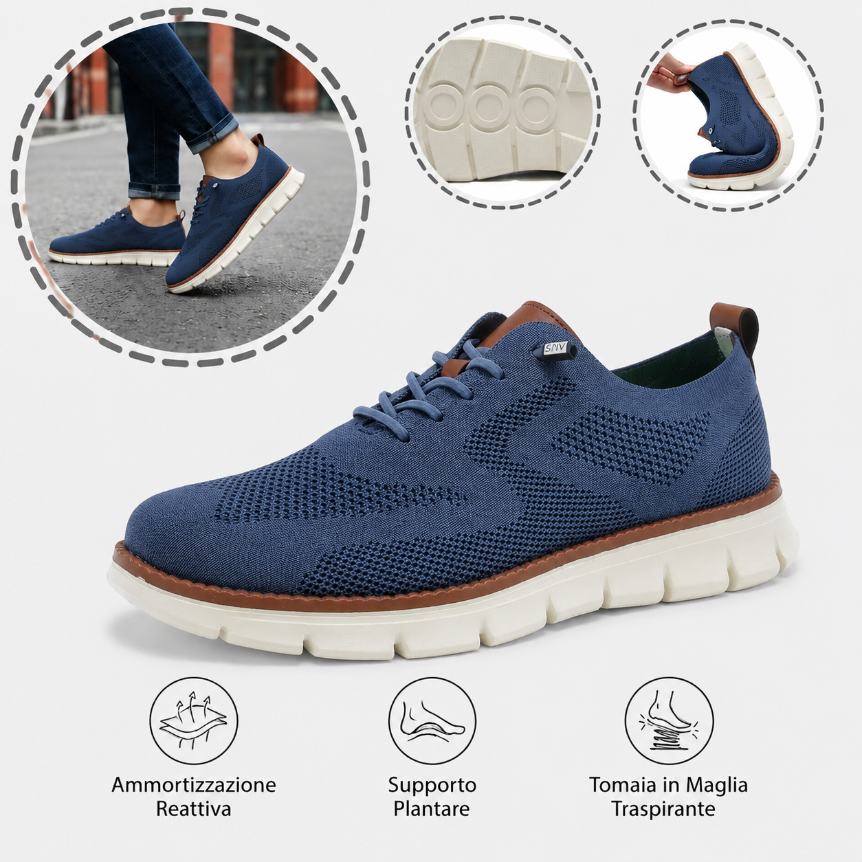 🎉Sconto del 30% oggi - non perdete l'occasione! ⏰ Scarpe estive ortopediche ergonomiche con supporto plantare 👞 Alleviano facilmente il dolore ai piedi
