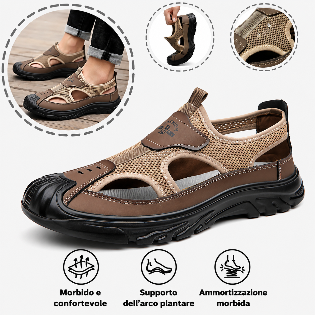 ⏰Sconto del 30% oggi - Non perdete l'occasione! 🔥 - Scarpe ortopediche estive di un marchio australiano di lusso, morbide, comode e con un supporto eccellente 🦶 - Alleviano il dolore ai piedi